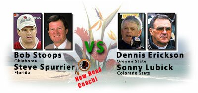 2002 Hula Bowl - Bob Stoops vs Dennis Erickson - Click for More Information