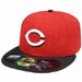 Cincinnati Reds 59FIFTY Authentic Road Game Fitted Hat As Seen on MLB Players On Field Highest Quality New Era 100 Percent Wool MLB Major League Baseball Team Logo Offcially Licensed Fashion Adult Baseball Hat