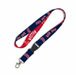 Boston Red Sox Lanyard 3/4 in. Wide - MLB Baseball Team Logo Game Day Ticket Holder, Office Badge, Dorm, Fashion Statement, or Key Chain - Features Metal Clip - 37343011