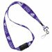 Texas Christian University Lanyard 3/4 in. Wide - TCU Horned Frogs - NCAA Team Logo Ticket Holder, Badge, Dorm, or Key Chain - Features Metal Clip and Detachable Buckle Feature