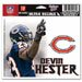 Chicago Bears Devin Hester NFL Football Window Cling Ultra Decal Sticker 4.5 in. X 6 in. - NFL Football Window Cling Ultra Decal - Removable Reusable Decal Sticker - 41493071
