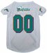 Miami Dolphins Pet Jersey Don't forget to Dress Your Dog or Cat for Game Day in this NFL Football Team Logo Pet Jersey Shirt - Size Measure from Neck to Base of Tail - See Size Chart Below