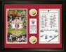 St. Louis Cardinals 2011 World Series Champions Line-Up Card Photo Mint Limited Edition 1 of 5,000 - 16 in. X 20 in. - MLB Baseball Photo w/25Kt Gold Plated Coins Framed Ready to Hang in Home, Dorm Room, Office, Bar, or Man Cave