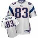 New England Patriots Wes Welker #83 Reebok NFL Football Player Authentic NFL Football White Jersey Awesome Top Quality ON Field NFL Equipment Reebok NFL Football Jersey - Heavy w/All Embroidered Numbers, and Football Player Name ( M-48, L-50, XL-52, XXL-54, 3XL-56)