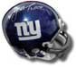 New York Giants YA Tittle Autographed Mini Helmet