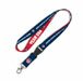 United States Olympic Team Lanyard 3/4 in. Wide Team USA Olympic Team Credential Holder, Ticket Holder, Badge, Office, Dorm, or Key Chain - Feature Metall Clip and Detachable Buckle - 39281011