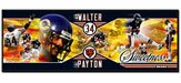 Chicago Bears Walter Payton Sweetness Collage NFL Football Sports Photo 12x36 Photo Collectible 12 in. X 36 in. High Quality Glossy Color Panoramic NFL Football Sports Player Photo Collectable
