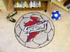 Iowa State University Cyclones NCAA College Team Logo Soccer Shaped Welcome Floor Rug or Mat 29 in. Round w/Non-Skid Backing - Put this Baby in Any Room - Dorm Room, Home, Garage, Basement, or Fishing Cabin NCAA Mat - 9