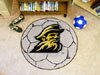 North Carolina Appalachian State Mountaineers NCAA College Team Logo Soccer Shaped Welcome Floor Rug or Mat 29 in. Round w/Non-Skid Backing - Put this Baby in Any Room - Dorm Room, Home, Garage, Basement, or Fishing Cabin NCAA Mat - 3201