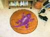 Texas Christian University TCU Horned Frogs NCAA College Team Logo Basketball Shaped Welcome Floor Rug or Mat 29 in. Round w/Non-Skid Backing - Put this Baby in Any Room - Dorm Room, Home, Garage, Basement, or Fishing Cabin NCAA Mat - 2717