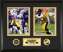 2009 Super Bowl XLIII 43 Champions Logo Pittsburgh Steelers 24Kt Gold Overlay Coin Two 8x10 Willie Parker Player Photo Double Matted and Framed 16 in. X 20 in. Ready to Hang Collectible Limited Edition 1 of 390 - Arizona Cardinals vs Pittsburgh Steelers Champions Logo - NFL Football Super Bowl XLIII (43) 2/1/2009 Tampa Bay Florida Sports Collectible - PHOTO1980K