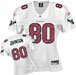 Houston Texans Andre Johnson Women's Sweetheart Reebok Jersey #80 White/Red - SIZE RUNS REALLY SMALL - JUNIOR SIZE Wife, Girlfriend, or Any Women Game Day Fashion Jersey - Reebok NFL Equipment On Field Licensed Merchandise High Quality Team Jersey