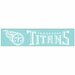 Tennessee Titans NFL Team Logo Die Cut Vinyl Car Window Cling or Mirror Decal Sticker 4 in. X 17 in. Huge Sticker Decal - Great for Automobiles/Car, Mirros, Office Doors, Dorm Room Windows, or Home Sliding Patio Doors - 23552051