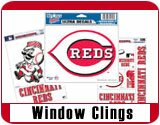 Cincinnati Reds MLB Baseball Window Clings
