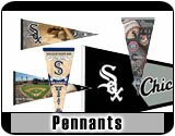 Chicago White MLB Baseball Logo Pennants