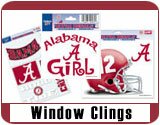University of Alabama Crimson Tide Window Clings