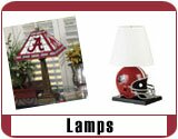 University of Alabama Crimson Tide Lamps