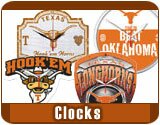 University of Texas Longhorns Clocks
