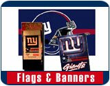 List All New York Giants NFL Football Flags and Banners
