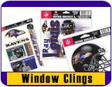 Baltimore Ravens Window Clings and Ultra Decals