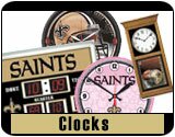 New Orleans Saints NFL Team Logo Clocks
