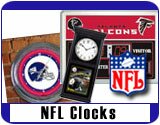 NFL Football Sports Team Logo Clocks