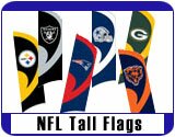 NFL Football Tall Style Sports Flags