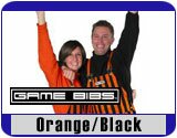 Orange/Black Striped Game Day Bib Overalls