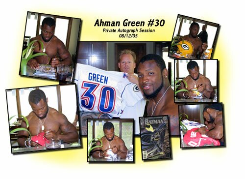 Ahman Green Autograph Session Photo Gallery
